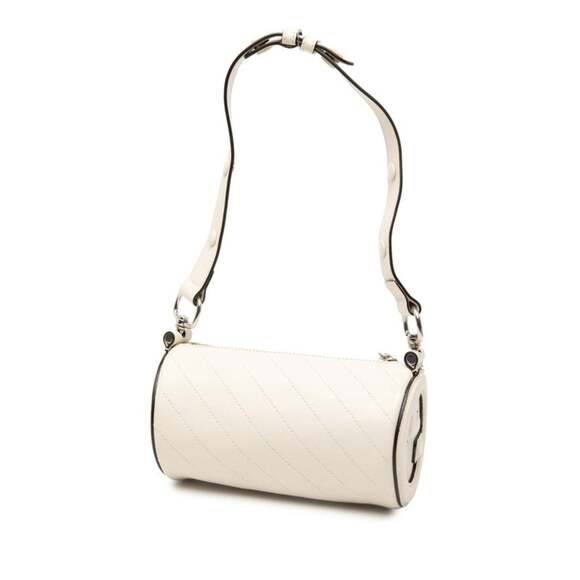 GUCCI White Leather Shoulder Bag - Picture 2 of 7